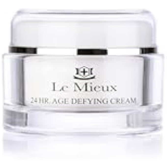Le Mieux 24 HR. AGE DEFYING CREAM - HYDRATING FACIAL MOISTURIZER WITH HYALURONIC ACID & PEPTIDES, RICH ANTI-AGING FACE CREAM, NO PARABENS OR SULFATES (1.75 OZ / 52 ML) - Image 1